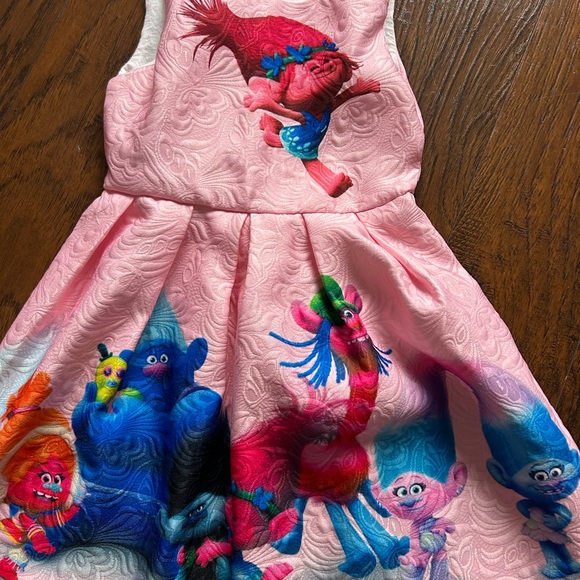 Trolls Pink Sleeveless Dress - Picture 1 of 5